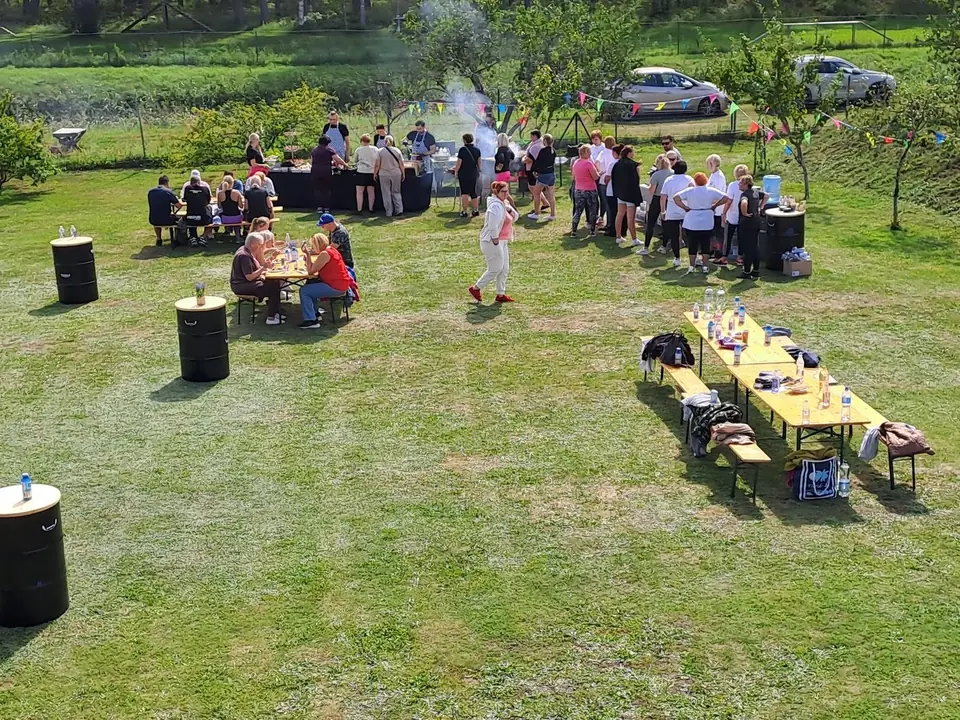Grillabend bei einer Firmenveranstaltung