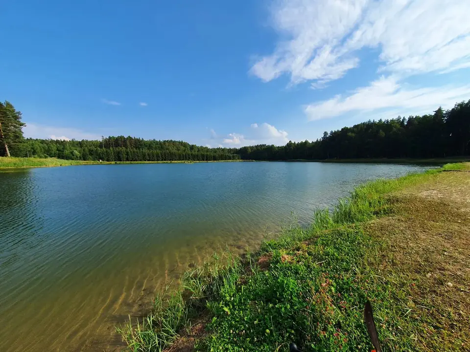 The lake on a calm evening